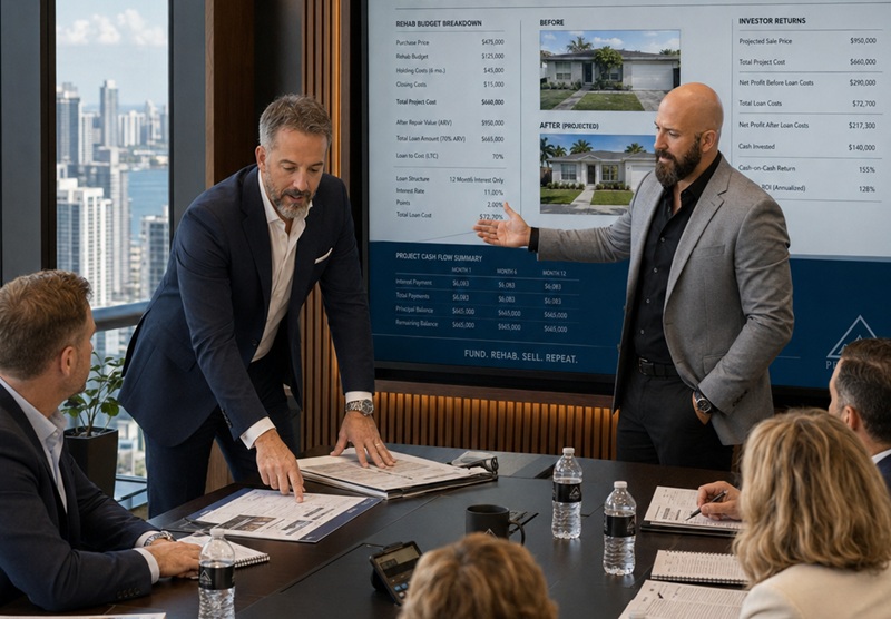 The Ligon Group working with real estate professionals on residential property acquisition opportunities in Florida