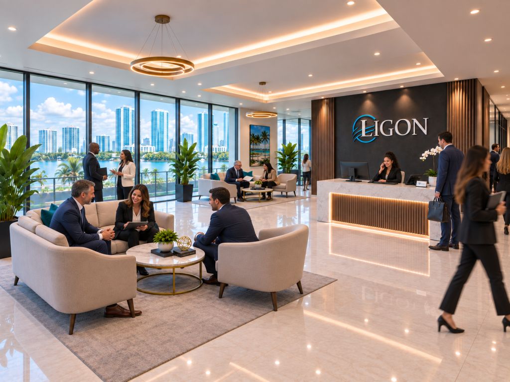 The Ligon Group companies and affiliated platforms across real estate, lending, technology, media and education