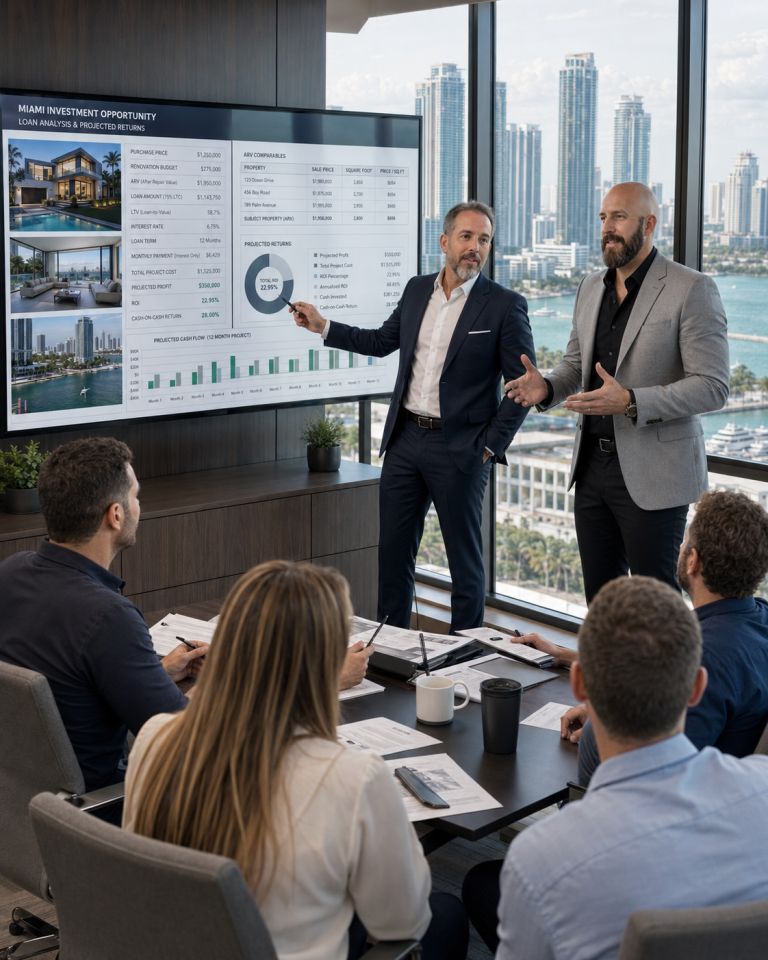 The Ligon Group reviewing the steps of a Florida residential property acquisition process from property review through acquisition